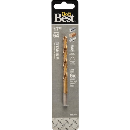 All-Source 17/64 In. Titanium Drill Bit 219621DB